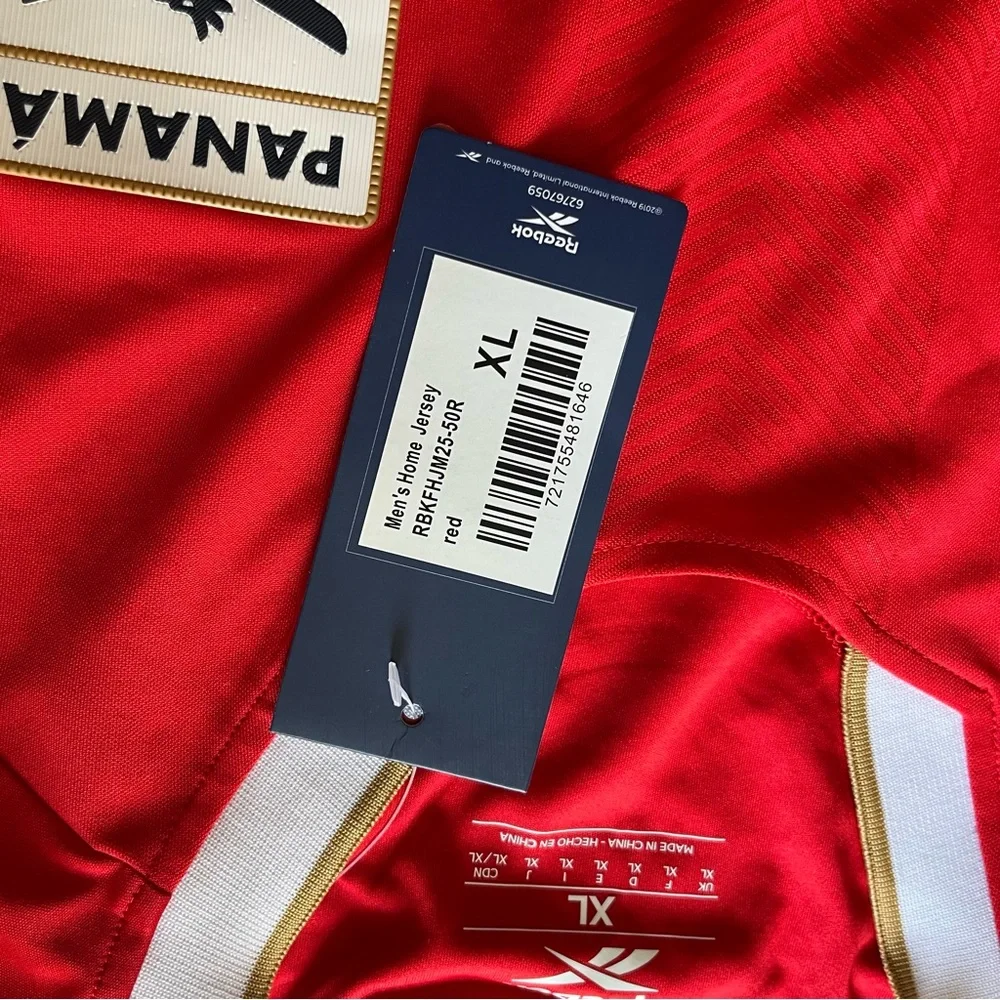 NWT Reebok Panama soccer futbol home 2024-25 jersey shirt size XL sports - Picture 3 of 7